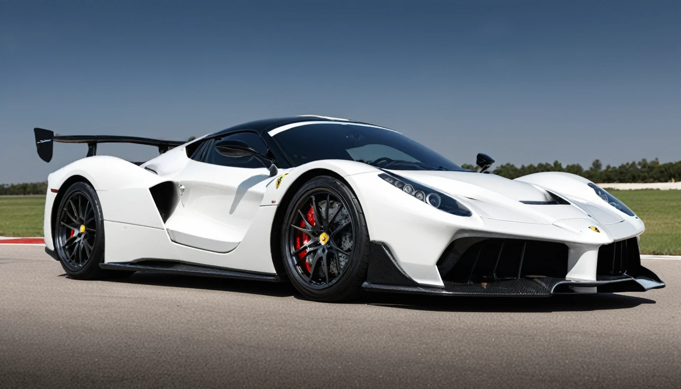 Ferrucio Marcele
Manufacture: 2003
Type: Sports Car
Engine: V12 Gasoline
Transmission: 6-speed manual
Traction: RWD (Rear)
Price: $600,000

Design

Exterior:

Style: Aggressive and aerodynamic, combining the exclusivity of the Ferrari FXX with the power of the Ford GT.
Body: Built in carbon fiber, with optimized angular and aerodynamic lines.
Headlights: LED headlights integrated into the design, providing advanced lighting.
Chassis: Carbon fiber monocoque, ensuring lightness and structural rigidity.
Wheels: Alloy wheels with high-performance tires designed for maximum grip.
Inside:

Cabin: Minimalist and sporty, with carbon fiber competition seats and Alcantara upholstery.
Finishes: Digital instrument panel with multifunctional display.
Equipment: Competition steering wheel with integrated controls, telemetry system and air conditioning.
Performance:

Engine: V12 Gasoline, offering extreme power and immediate response.
Transmission: 6-speed manual, providing a direct and engaging driving experience.
Context and Usage:
The Ferrucio Marcele is a high-performance supercar, ideal for racetracks and enthusiasts looking for the perfect combination of power and exclusivity. Perfect for track days and supercar collectors.