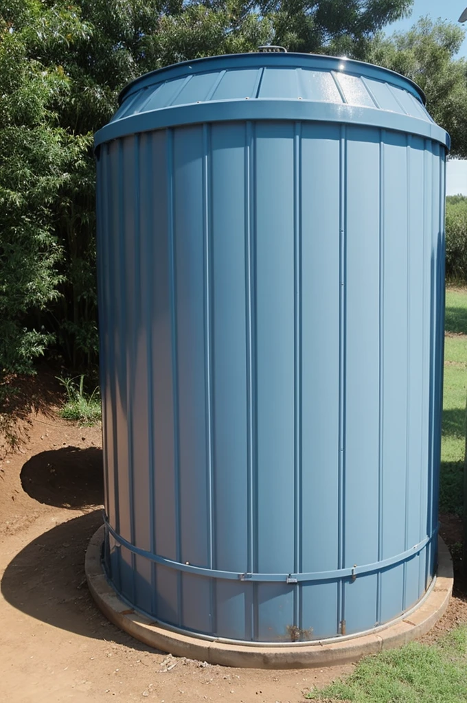 2. **Rainwater storage tank**
   - Description: A large container designed to collect and store rainwater for use in irrigation.