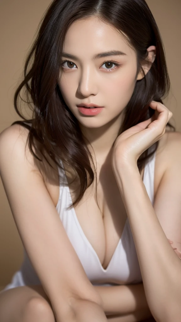 Highest quality、Masterpiece、8K、Japanese women、30th Generation、sexy、Slender figure、Beautiful feet、Realistic Face、Realistic hands、Detailed face
