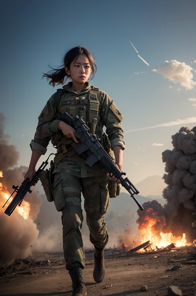 Image of a war 