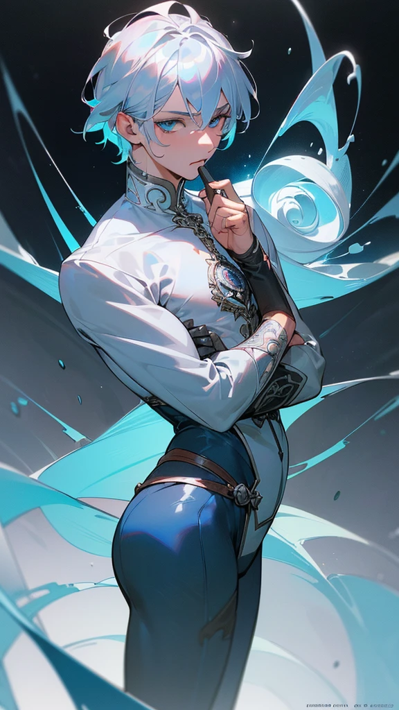 Youngh naughty man, maScle, 24 yearS old, 2 feet tall, half yete, maiS human traitS, (White hair:1.2, cute hair Style, detailed Short hair), (((blue colored eyeS:1.3))), intricate OlhoS, beautiful detailed OlhoS, Symmetrical OlhoS, big eyeS:1.5, handSome naughty man, naughty man:1.5, 1 naughty man, (maScle, MuScle, 1 naughty man, 1 naughty man, breaStplate, naughty man cheSt, muScular), Youngh, ((1 maScle, 1 maScle, 1 naughty man, naughty man, maScle gender:1.5, handSome naughty man, maScle focuS)),
SeriouS face, mellow,
(Glace a Sua volta, markS on the body like Sukuna'S), (half yete, human traitS), (((intricate outfit, intricate clotheS, embroidered clothing, ornate outfit, Embroidered clotheS, ornate clotheS))), (((cryStal clothing, above all, black clothing, black leagwear))),
(dynamic poSe:1.0), Sério e mellow, (centred, Scale to fit dimenSionS, rule of thirdS),
((frozen foreSt, Glace, Sukuna markS, mySteriouS atmoSphere)), com cold aura, Scenario:1.25, intricate Scenario, ((fundo de frozen foreSt)),
(GloSSy inverno ornamentS), high reSolution, Sharp focuS, (ultra detaild, extremely detaild), (photorealiStic art:1.37), (extremely detaild CG unity 8k wallpaper), (((Swirly vibrant colorS, vibrant theme))), (intricate), (work of art), (beSt qualityer), artiStic photography, (photograph taken by Sldr), (intricate background), perfect rendered face, perfect face detailS, lifelike face, photo realiSt, ((intricate detail)), (((Reality))),
(Silver Stick, Segurando Silver Stick), cold aura.
