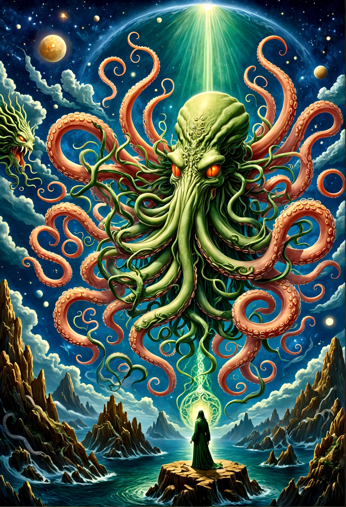 Cthulhu Mythos,Cosmology,Long tentacles,Symbol of the sacred