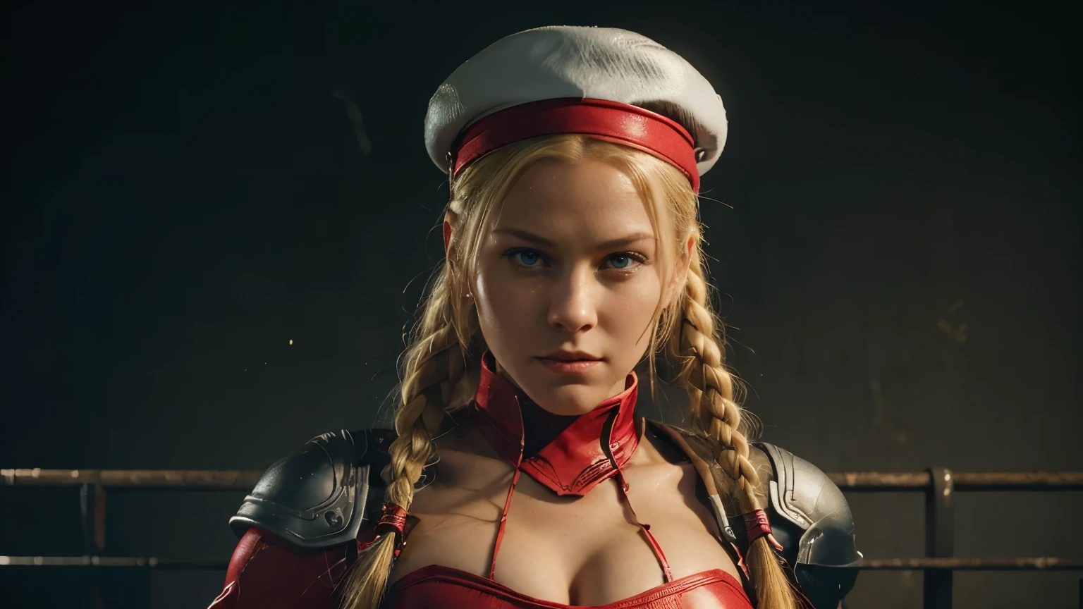 Cammy White, known simply as Cammy, is a character from the fighting game series "Street Fighter". She is a British fighter who works as an agent for Delta Red, uma unidade especial dthereperações do Reino Unido. It is characterized by its green uniform, blonde braids and a red hat. Cammy is known for her agility, fast and accurate strikes, in addition to iconic movements such as the "Cannon Spike" there "Spiral Arrow". She also has a mysterious past linked to the criminal organization Shadaloo and the villain M. Bison.