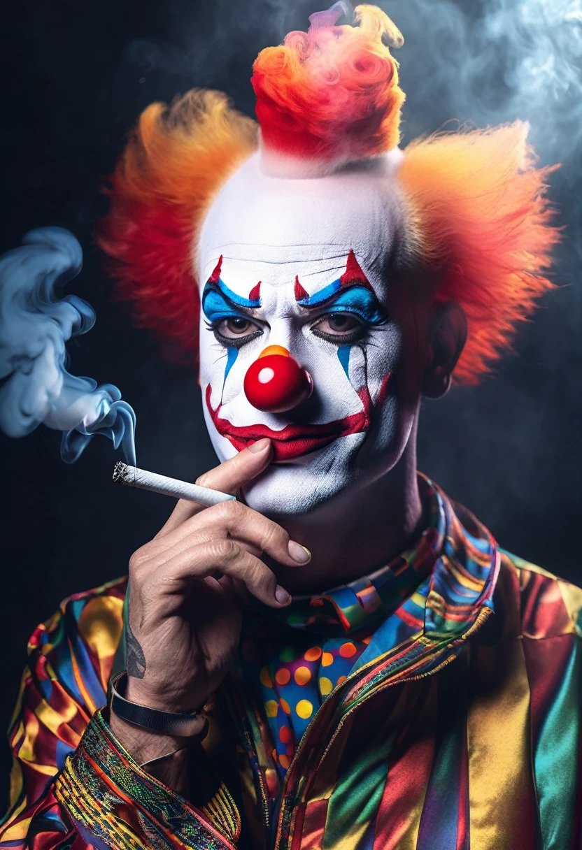 I created for myself an NFT of a clown smoking