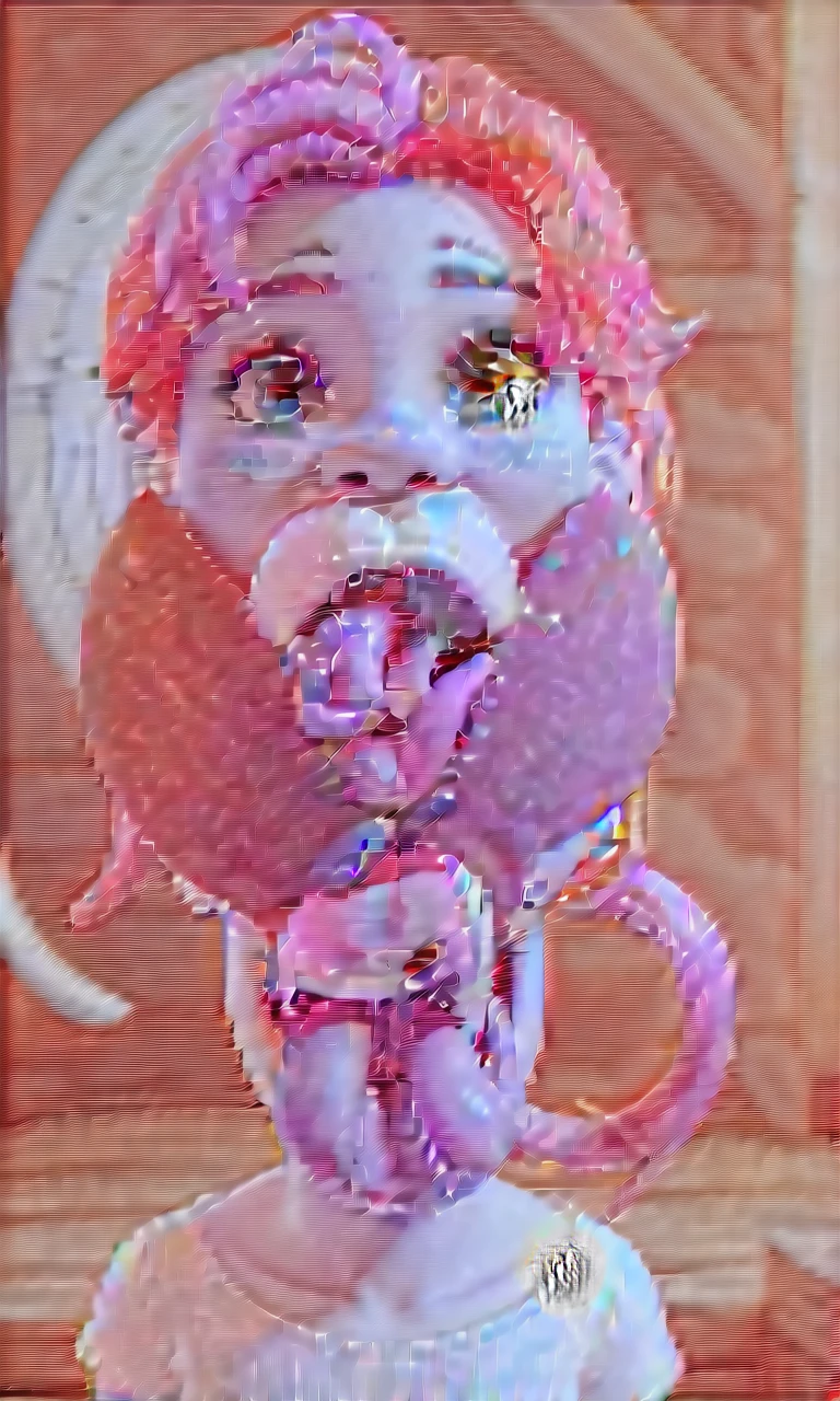 ((masterpiece)),((Highest quality)),8K,Detailed,Super detailed,Exquisite detail,One girl,Upper Body,Girl of the Abyss,pretty girl,Rainbow Hair,Cool Outfits,fashion,Goth Ghost,Open your mouth,(Long Tongue:2),Sticking out tongue,