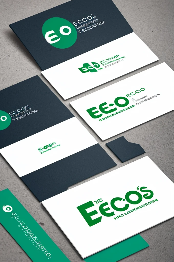 GENERATE A LOGO WITH THE NAME "ECO'S" with a contemporary design