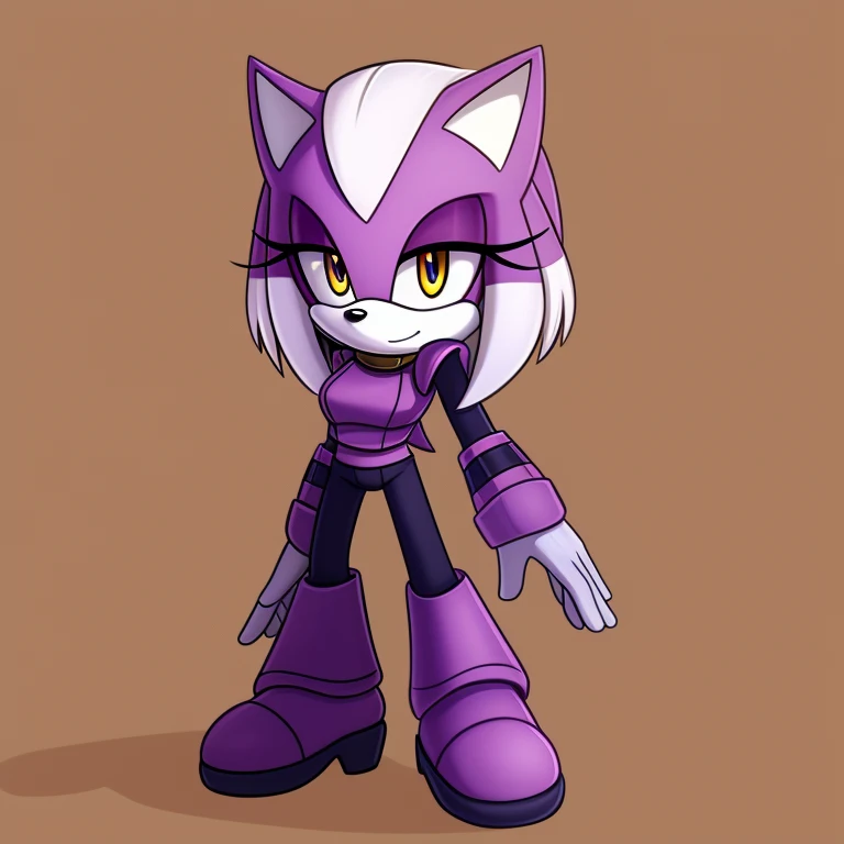 purple golem mobian, female, shadow mobian,