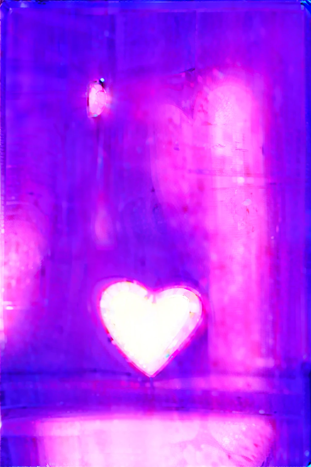 A broken heart illuminated by an electronic alarm clock marking 1:20