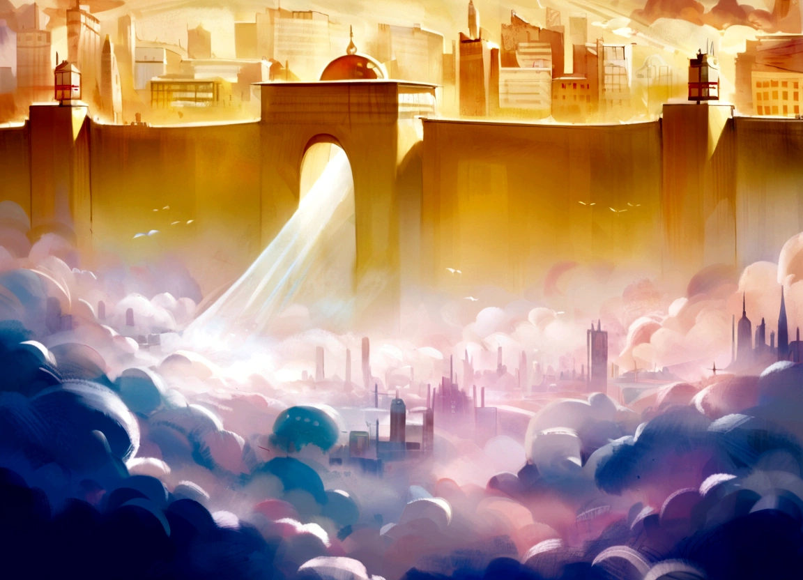 work of art, best qualityer, city skyline, Pixar-style