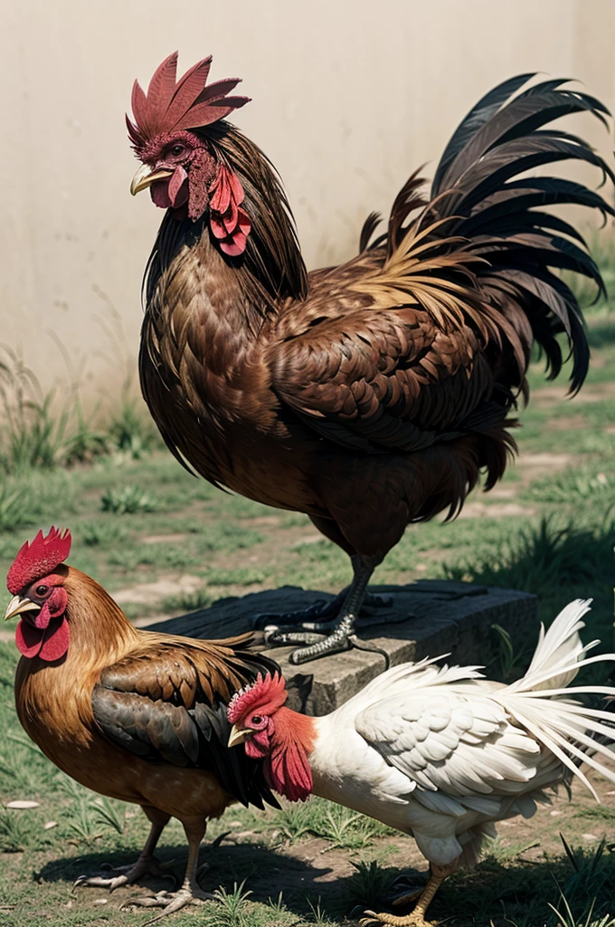 An image with a rooster