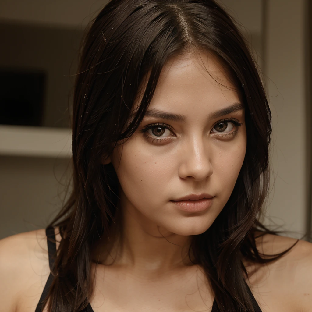 Lustful look of a girl