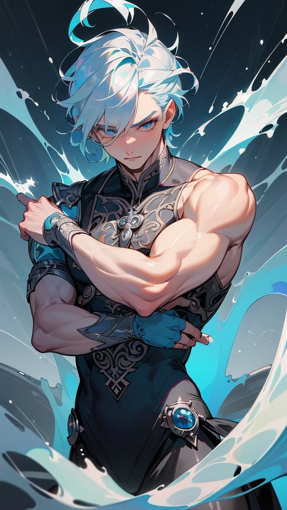 Youngh naughty man, maScle, 24 yearS old, 2 feet tall, half yete, maiS human traitS, (White hair:1.2, cute hair Style, detailed Short hair), (((blue colored eyeS:1.3))), intricate OlhoS, beautiful detailed OlhoS, Symmetrical OlhoS, big eyeS:1.5, handSome naughty man, naughty man:1.5, 1 naughty man, (maScle, MuScle, 1 naughty man, 1 naughty man, breaStplate, naughty man cheSt, muScular), Youngh, ((1 maScle, 1 maScle, 1 naughty man, naughty man, maScle gender:1.5, handSome naughty man, maScle focuS)),
SeriouS face, mellow,
(Glace a Sua volta, markS on the body like Sukuna'S), (half yete, human traitS), (((intricate outfit, intricate clotheS, embroidered clothing, ornate outfit, Embroidered clotheS, ornate clotheS))), (((cryStal clothing, above all, black clothing, black leagwear))),
(dynamic poSe:1.0), Sério e mellow, (centred, Scale to fit dimenSionS, rule of thirdS),
((frozen foreSt, Glace, Sukuna markS, mySteriouS atmoSphere)), com cold aura, Scenario:1.25, intricate Scenario, ((fundo de frozen foreSt)),
(GloSSy inverno ornamentS), high reSolution, Sharp focuS, (ultra detaild, extremely detaild), (photorealiStic art:1.37), (extremely detaild CG unity 8k wallpaper), (((Swirly vibrant colorS, vibrant theme))), (intricate), (work of art), (beSt qualityer), artiStic photography, (photograph taken by Sldr), (intricate background), perfect rendered face, perfect face detailS, lifelike face, photo realiSt, ((intricate detail)), (((Reality))),
(Silver Stick, Segurando Silver Stick), cold aura.