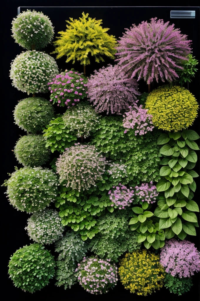 Different and beautiful plants from our world