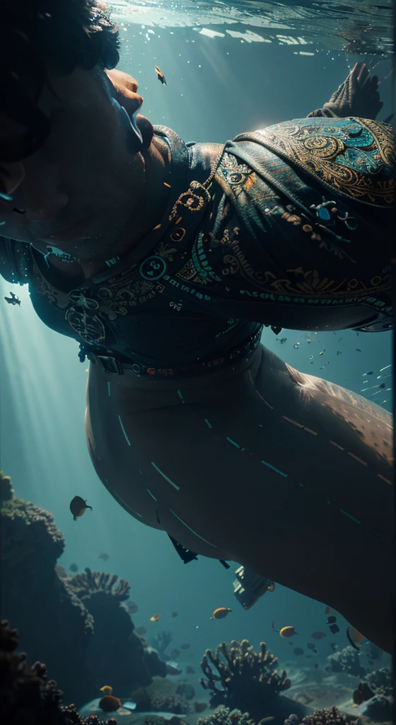 underwater, colorfully, inking, inking, inking cloud, loose painting style, intricate-detail, cinematic lighting, octane rendering, 8k rendering, volumetric lighting, intricate-detail, very detailled

