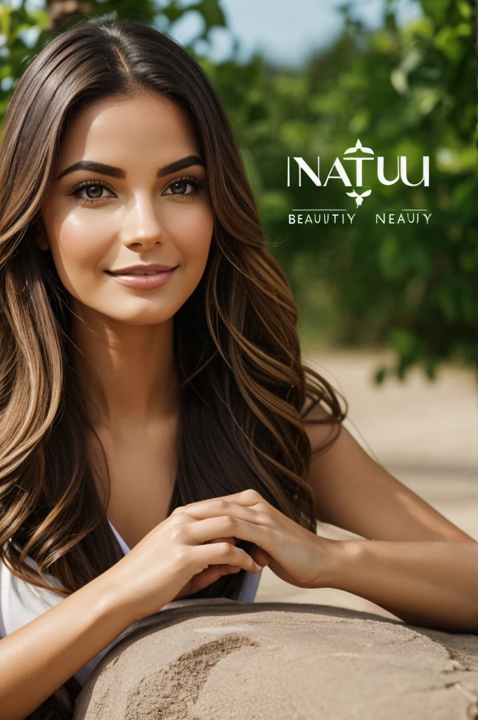 Create a logo for a company that says NATUM BEAUTY, which means health and beauty in Latin., The logo must INSPIRE HEALTH and nature