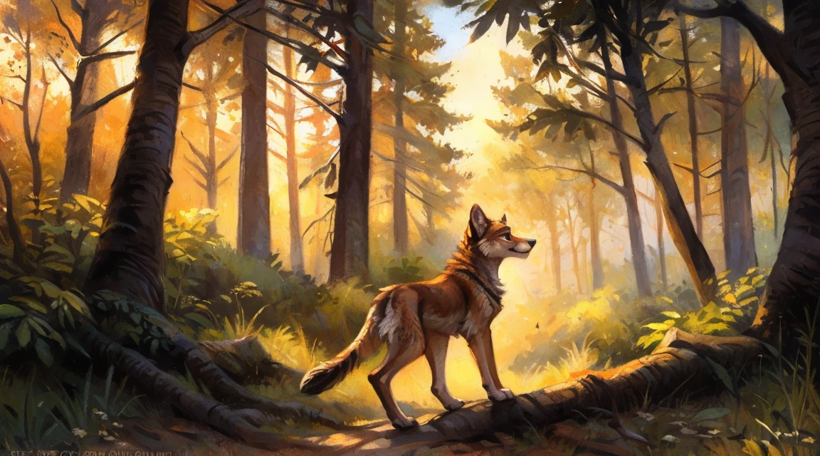 background, by Tess Garman, by Kenket, forest