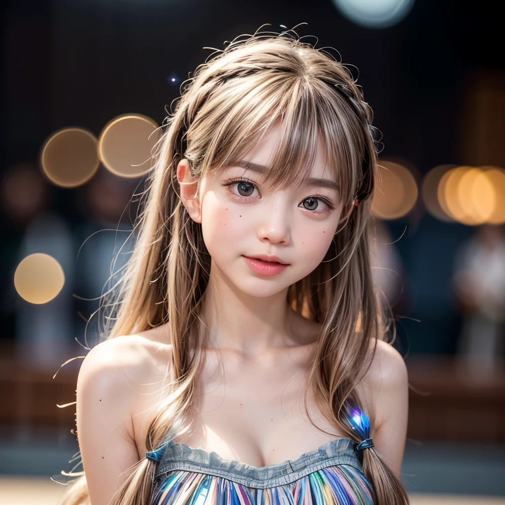 NSFW, 8k, High-level, absurd, masterpiece, best quality, primitive, very detailed CG, very detailed wallpaper, perfect lighting, Extremely detailed (((The personifying " Amazon Alexa " as a Girl))), MysticSight, Tyndall effect, Tyndall scattering, Studio gray background with (many Dazzling RainbowColor particles BokeH:1.28), (RoundlyButts, ThighGap), (Exposed:0.4), (Assfocus with looking ahead), BREAK (NOGIZAKA face variations) Extremely Detailed very KAWAII face variations, perfect anatomy, Childish, captivating gaze, elaborate detailed Eyes with (sparkling highlights:1.28), long eyelashes、Glossy RED Lips with beautiful details, Coquettish tongue, Rosy cheeks, Radiant PearlSkin with clear transparency . { (Dynamic LifeLike expressions:1.4) | :d) }, (large eyes:-1) .