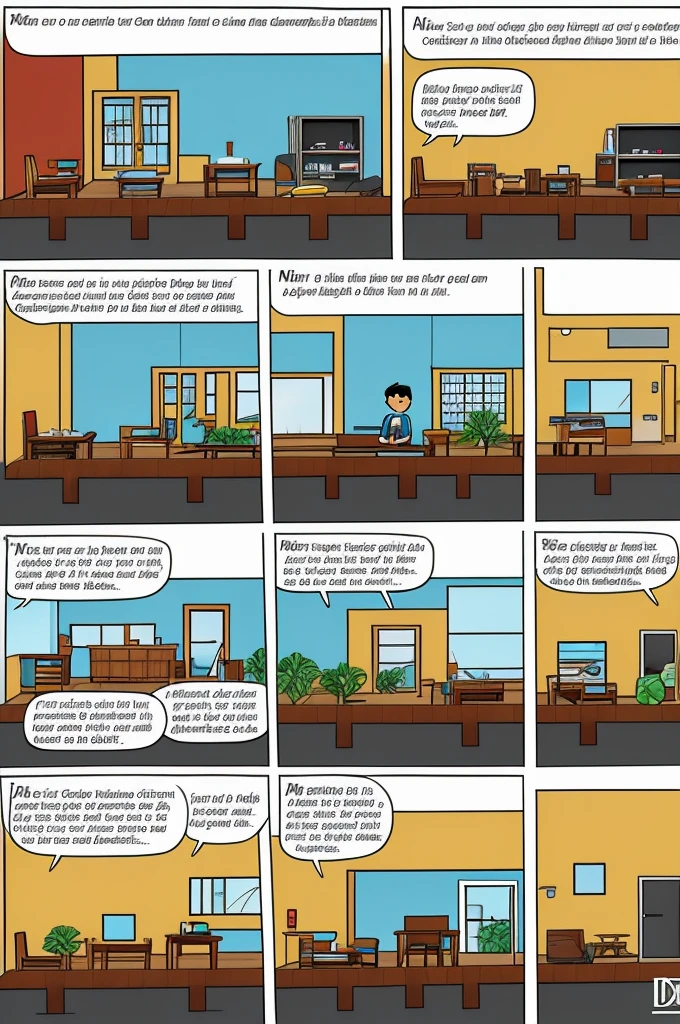 prepositions comic, explained (in Spanish)