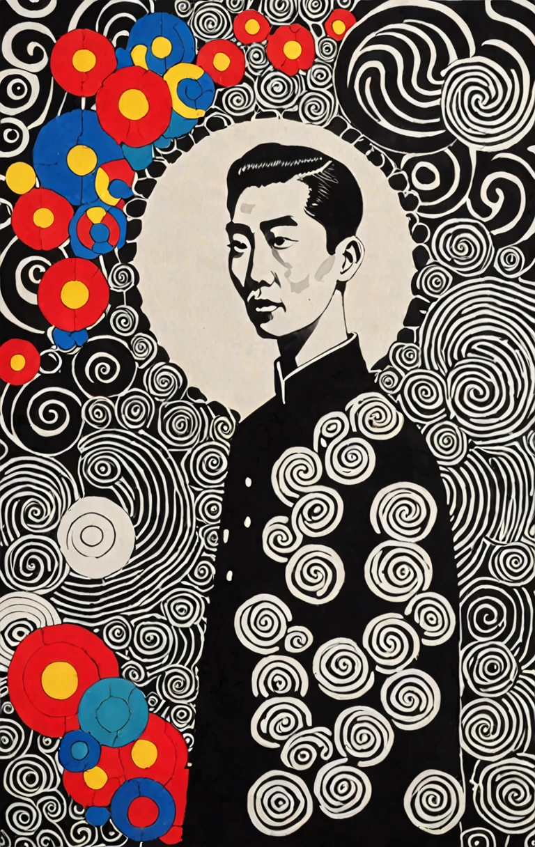 Paintings of Japanese Politicians, Trending in art stations, Homens vestindo ternos, Detailed, highly realistic renderings