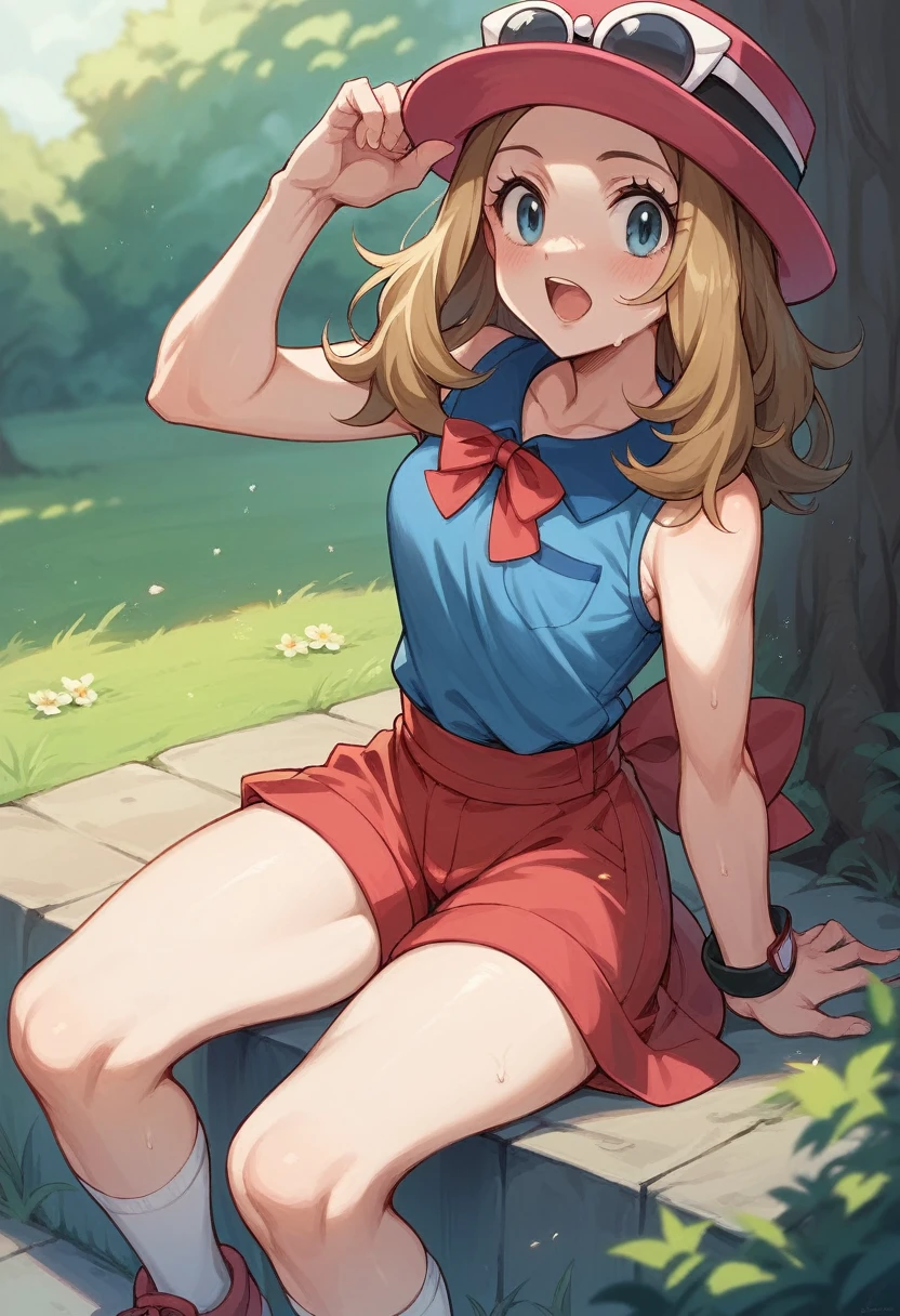pokemon trainers Serena and Aura doing a pokemon body paints cosplay