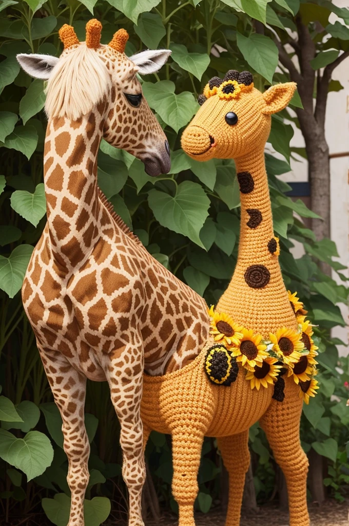 Sunflower Giraffe: Colina da Luz Use a playful amigurumi design 