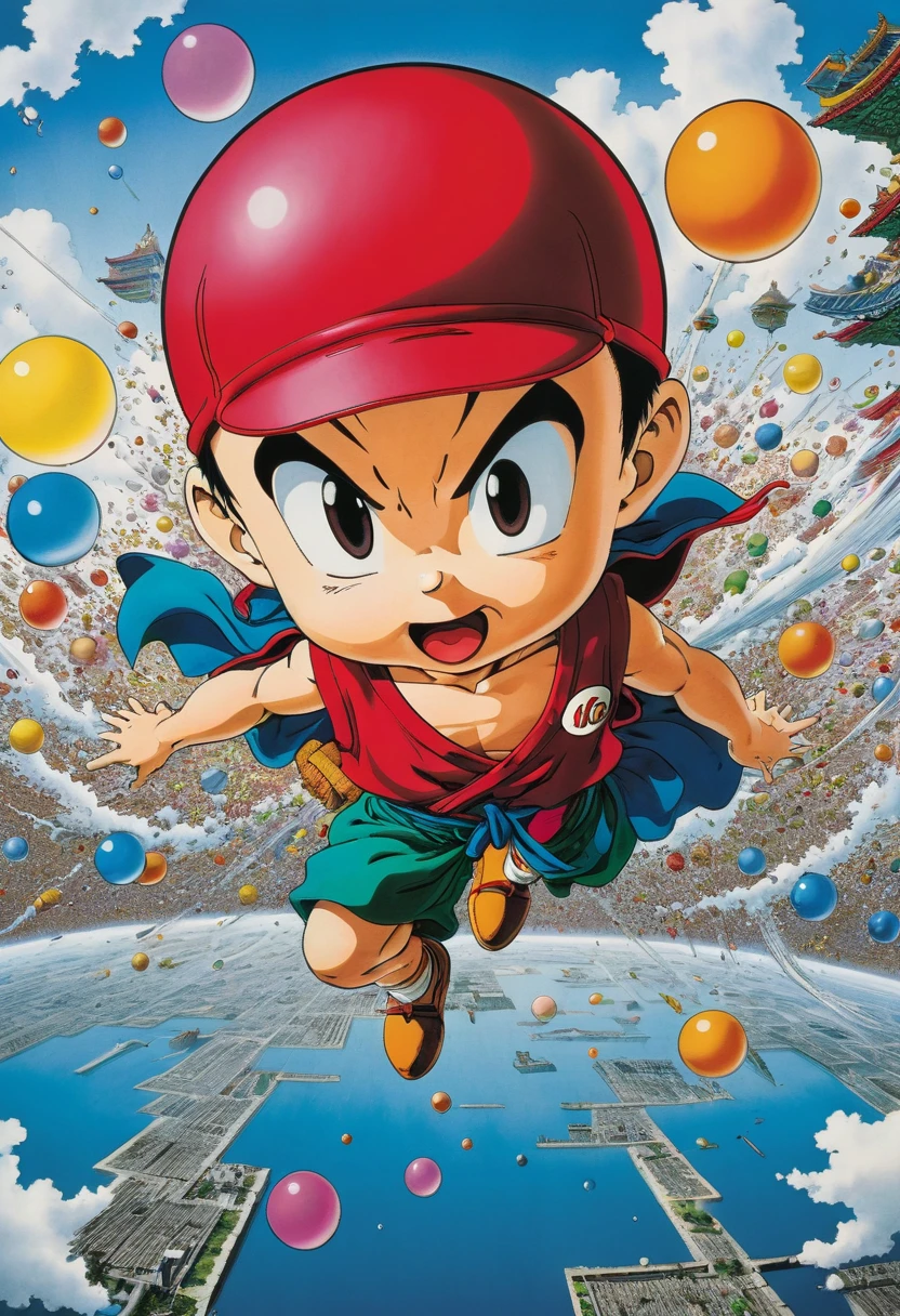 (((Extreme Closeup Imperfect Cel Surreal Images Color Splash Akira Toriyama)))