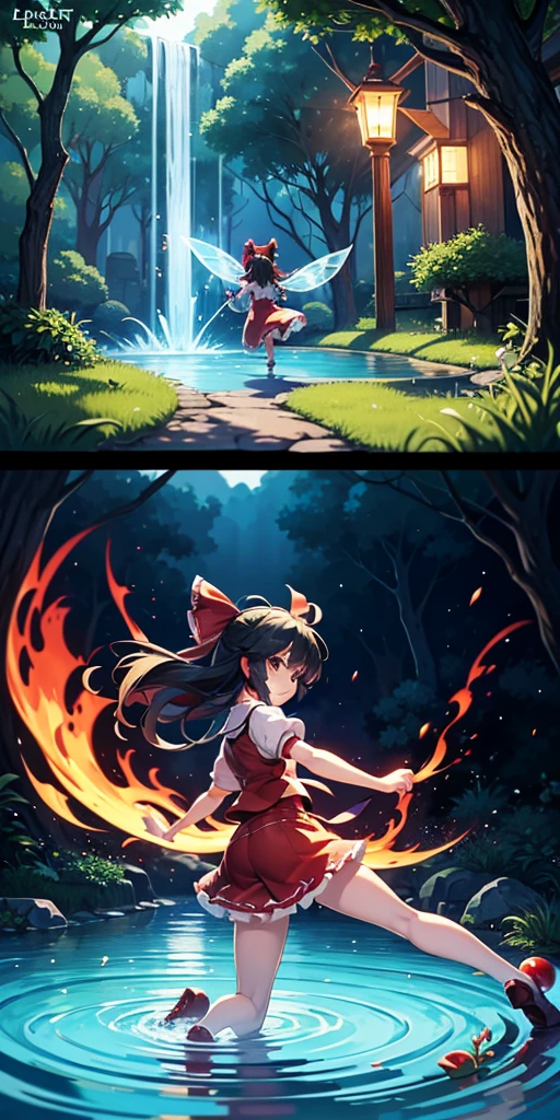 TouHou Legend of Fairy Souls is an action game developed and published by LFCat Studio for PC. An adventure in which we control the young Reimu, which due to a curse has been transformed into Kedama, a little ball of hair, having to fight waves of enemies from an isometric perspective with both ranged attacks and hand-to-hand combat, being able to turn into different monsters, random angle.,(all realistic intricate details)