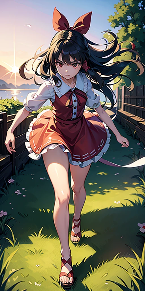 (ultra-detailed, best quality, detailed face, anatomically perfect body), parted lips, shiny skin, (1 girl, have to pee, very desperate to pee, have to pee), street, (maxi dress:1.3), petticoat, (Frill skirt:1.6), (footwear, braid:1.3), (have to pee:1.6), (just before the bladder limit:1.1), (knees together and feet apart, Rub each other's thighs:1.1), (hand between legs:1.6), (leaning forward:1.2), (holding crotch:1.8), (girl can't stand up straight), (constricted pupils:1.3), (erotic twist of the body:1.2), (sad:1.2), (blush:1.6), (embarrassment:1.4), flowing sweat, (fear), (breathless:1.5), (squint eyes:1.4), (looking away:1.2), full body, (top of stairs, from below:1.3),