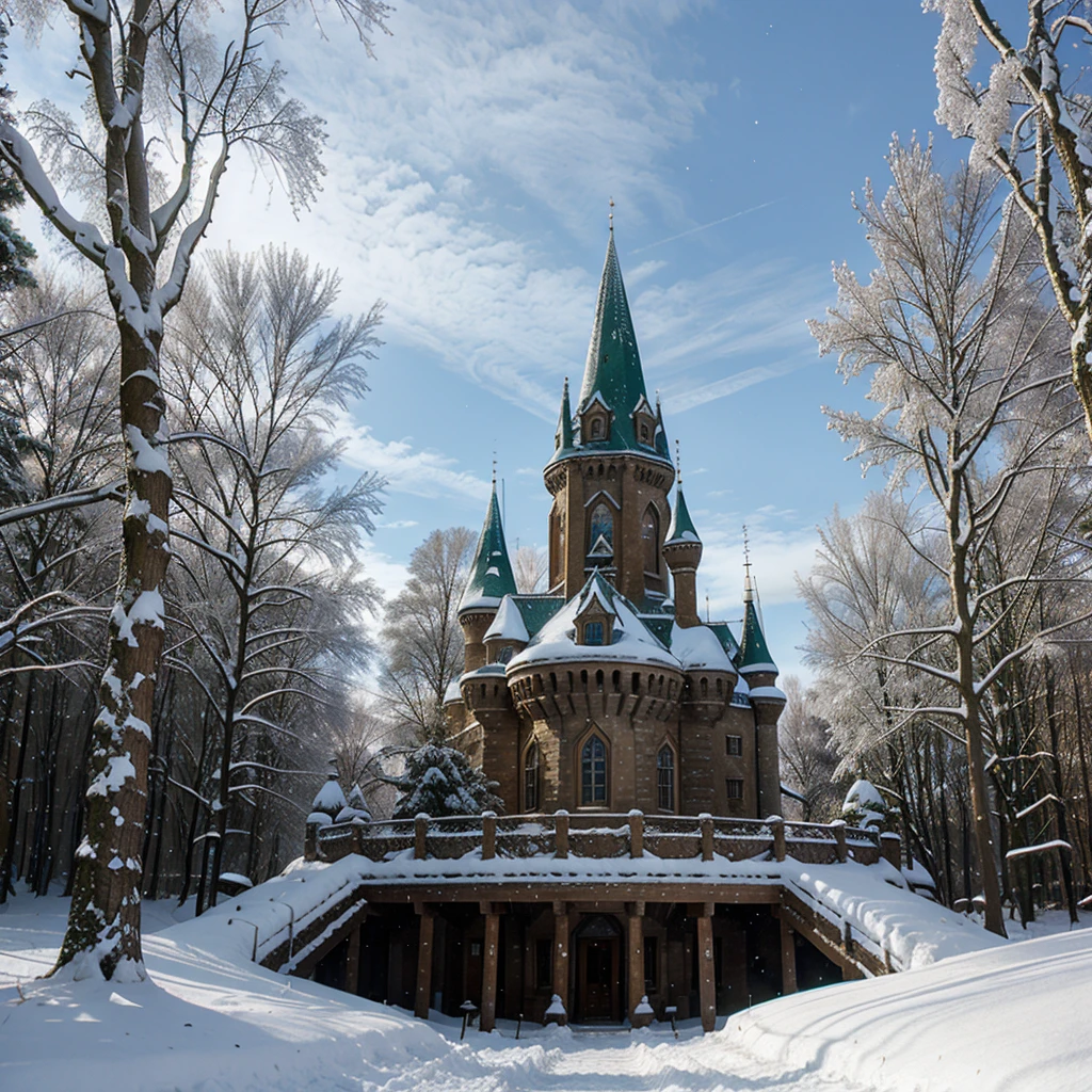Castle in the Narnia forest