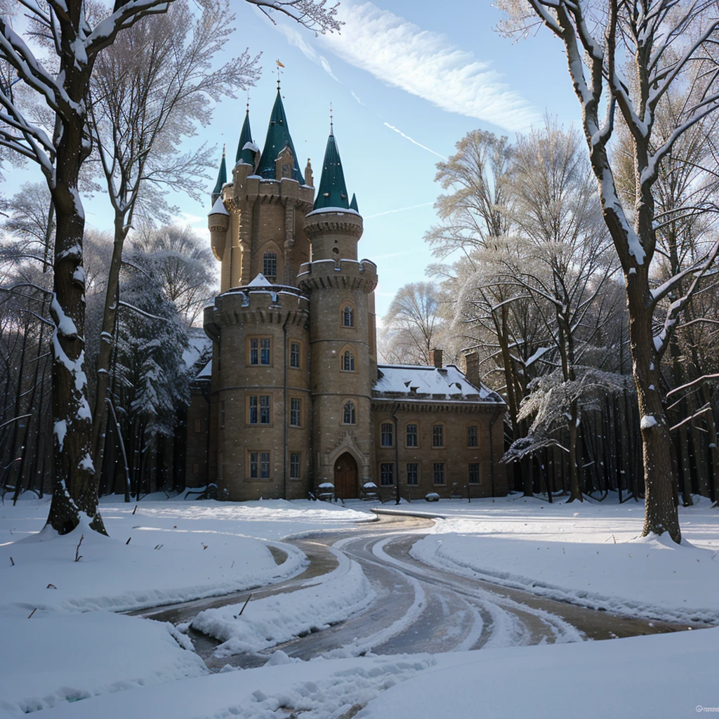 Castle in the Narnia forest