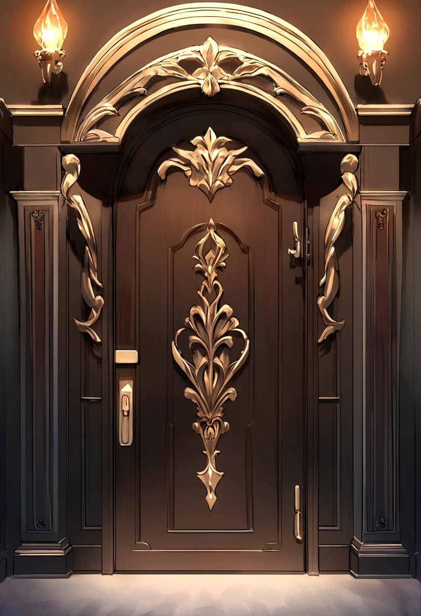 The entrance door to B&B,45 degree throw,side,really