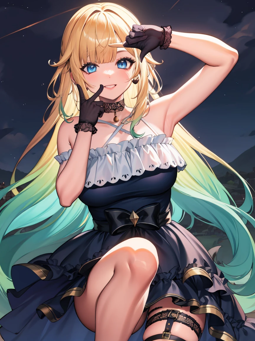 4 girls, 1)Curvaceous figure, Milf, imposing presence, dark hair, striking green eyes, authoritative demeanor. 2)Softened figure, gray-haired, emerald-green eyes, charming demeanor. 3)Petite, voluptuous, black hair, emerald-green eyes, innocent-looking yet sensual. 4)Small-framed, delicate, blonde hair, striking azure-blue eyes, naive yet mischievous aura.
