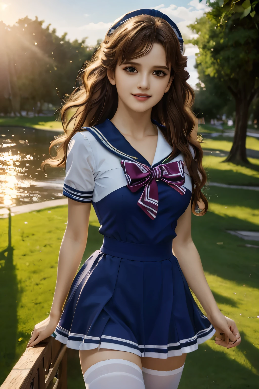 ((Masterpiece)), (Best Quality), (Ultra Detailed), ((Very Detailed)), 4K, (8K), Sailor Jupiter, Aesthetics, Dream Core,