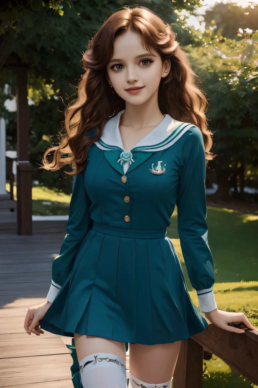 ((Masterpiece)), (Best Quality), (Ultra Detailed), ((Very Detailed)), 4K, (8K), Sailor Neptune, Aesthetics, Dream Core,