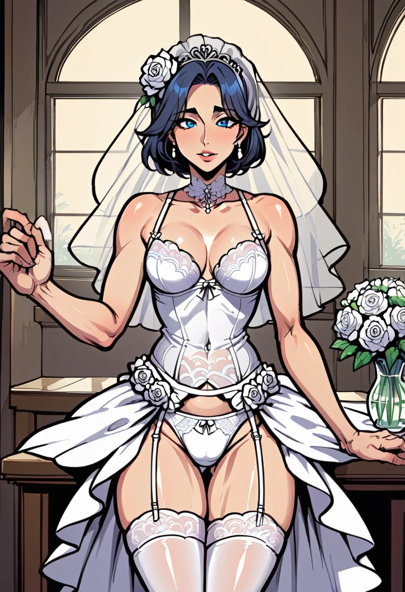 a father(he had been brainwashing by his secondson , crossdressing , bride of his secondson, wear sexy lingerie,has first night sex with his secondson ,)