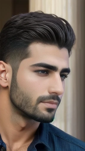 perfect syrian men  focus on the face.