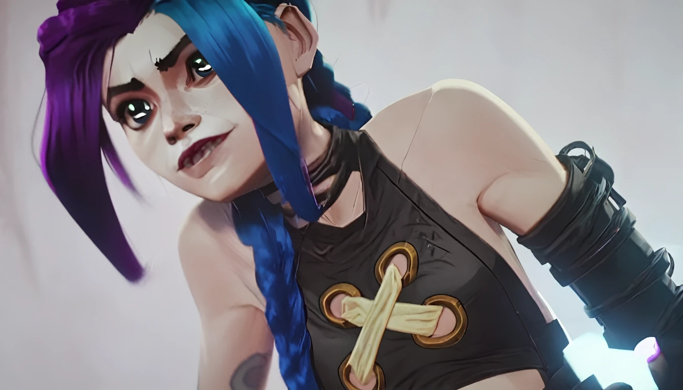 arcane jinx, getting fucked, in doggystyle,