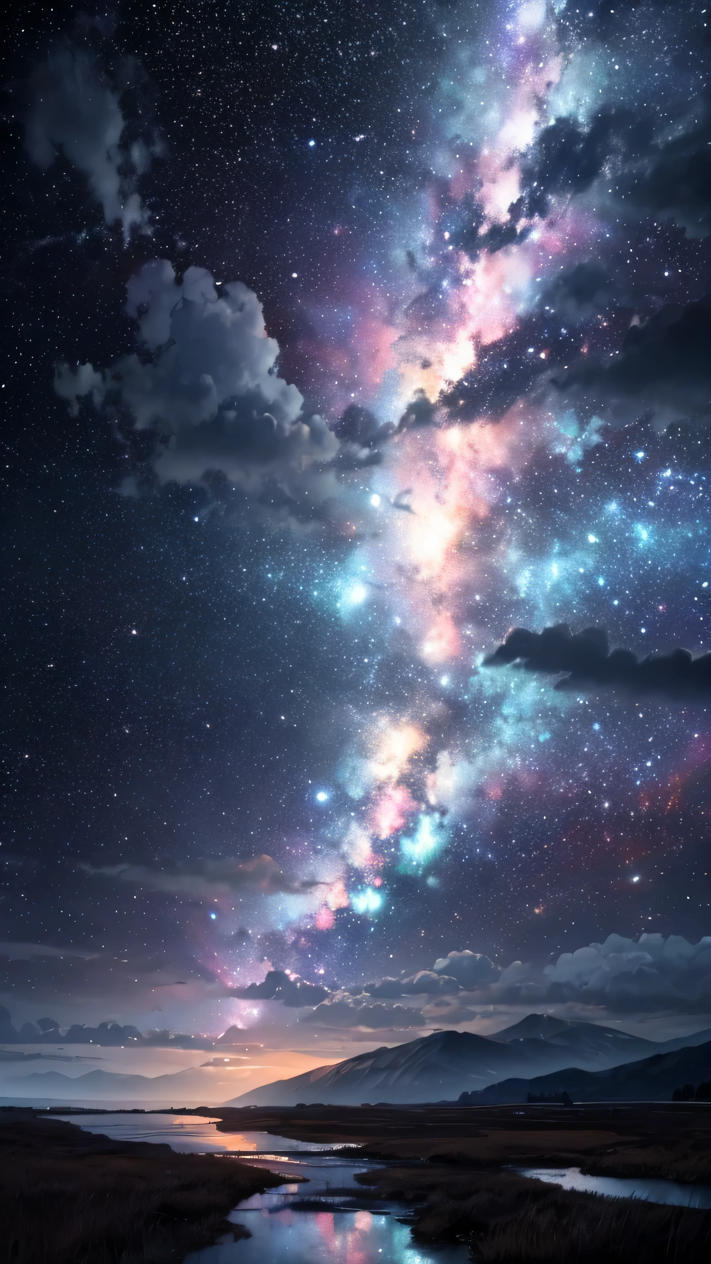 landscape,Drizzle,thunder,Globular clusters,Interstellar gas,