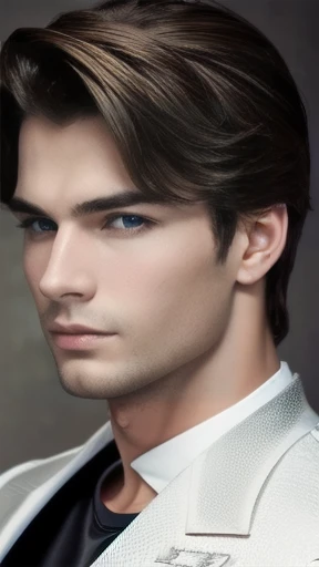 rich russian heartthrob focus on the face