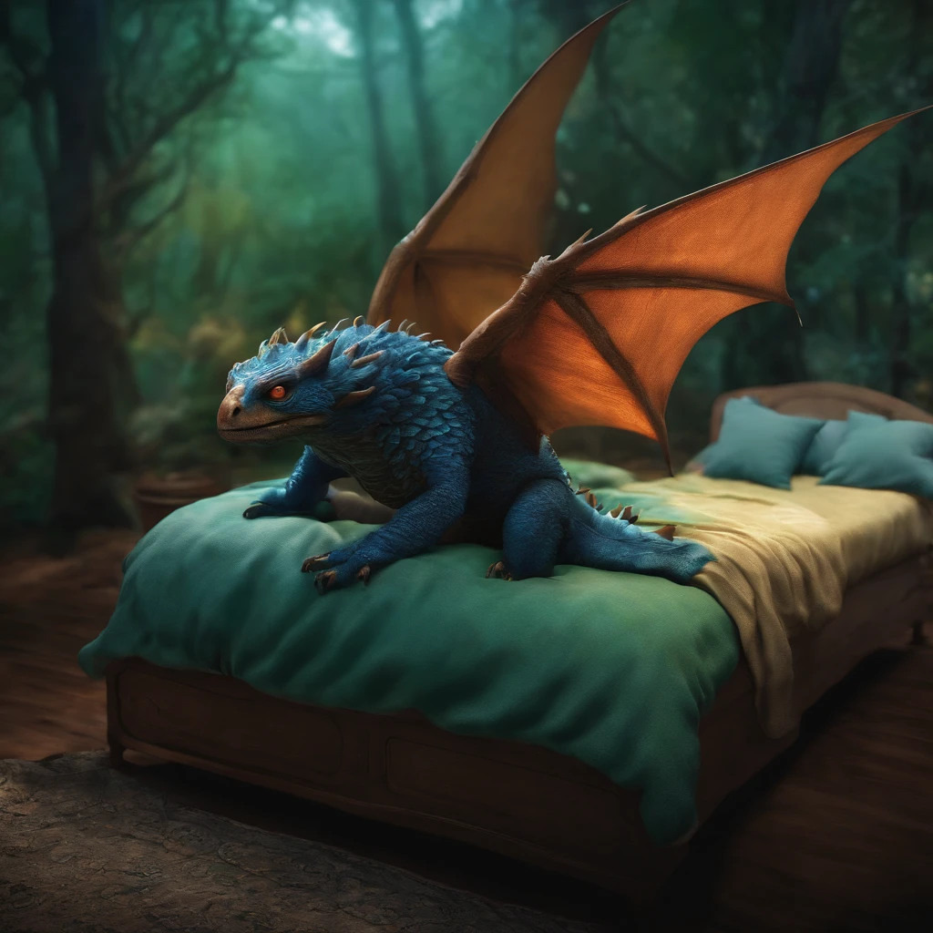 flying monster sleeping