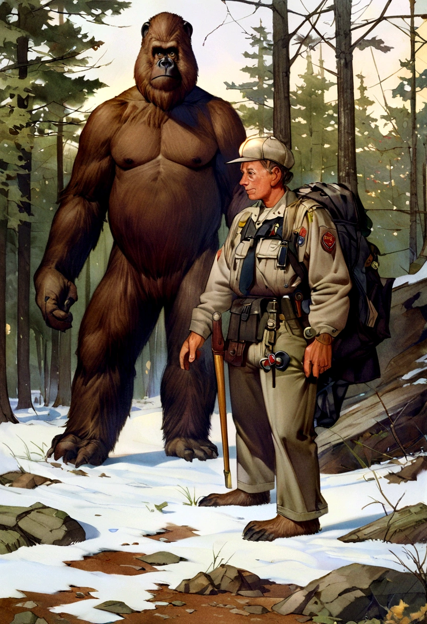 Norman Rockwell, Bigfoot