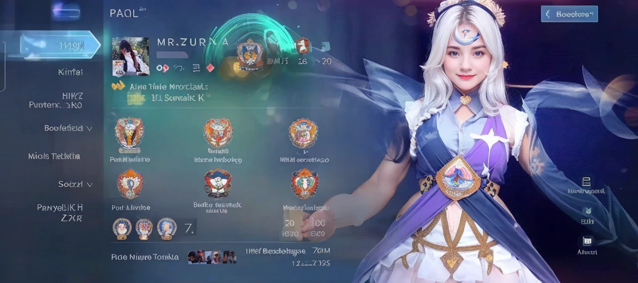 1 Girl, Beautiful, Baby Face, 20 Years Old, White Skin, Cleavage, Sleeveless, ((Indonesian High School Uniform)), ((muscles:1.3)), City Outdoor, Grey Hair, Laugh, Hands Beside Hips Pose, Grey Twintails, ((breastssize:1.3)), ((bokeh:1.3)), ((adorable:1.1)), ((masterpiece:1.1))