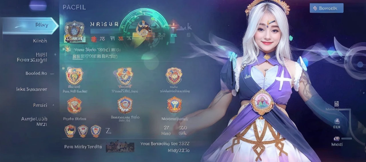 1 Girl, Beautiful, Baby Face, 20 Years Old, White Skin, Cleavage, Sleeveless, ((Indonesian High School Uniform)), ((muscles:1.3)), City Outdoor, Grey Hair, Laugh, Hands Beside Hips Pose, Grey Twintails, ((breastssize:1.3)), ((bokeh:1.3)), ((adorable:1.1)), ((masterpiece:1.1))