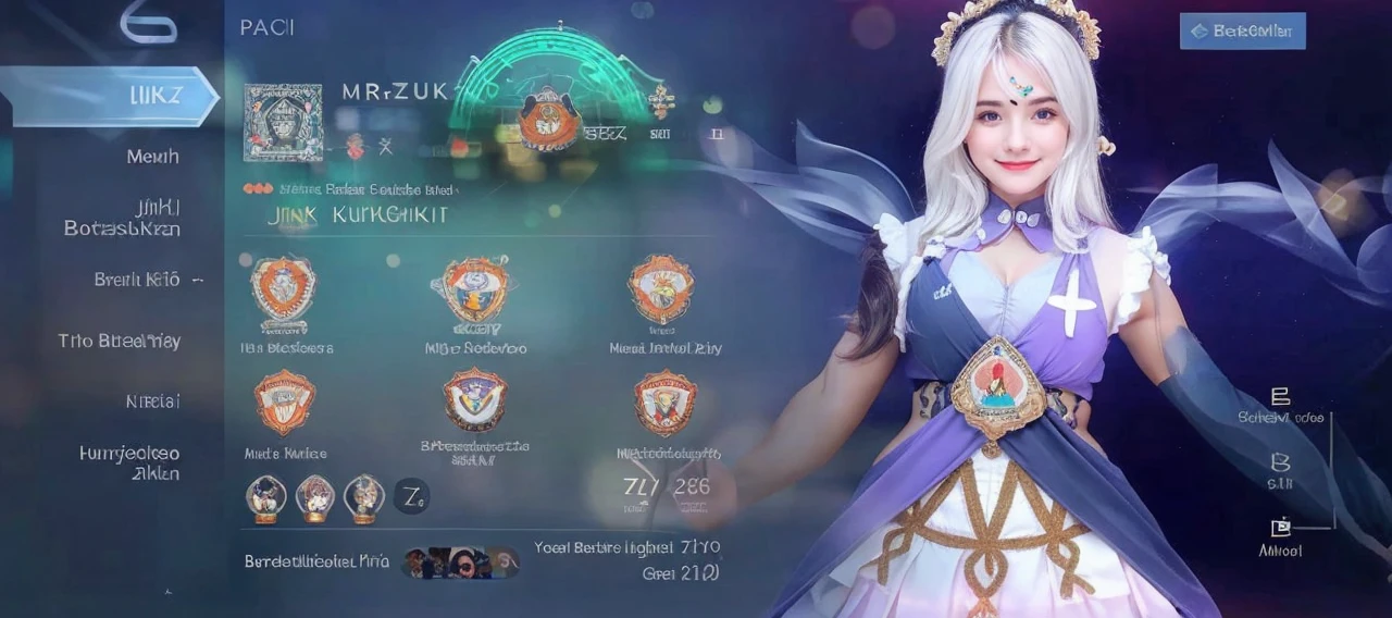 1 Girl, Beautiful, Baby Face, 20 Years Old, White Skin, Cleavage, Sleeveless, ((Indonesian High School Uniform)), ((muscles:1.3)), City Outdoor, Grey Hair, Laugh, Hands Beside Hips Pose, Grey Twintails, ((breastssize:1.3)), ((bokeh:1.3)), ((adorable:1.1)), ((masterpiece:1.1))