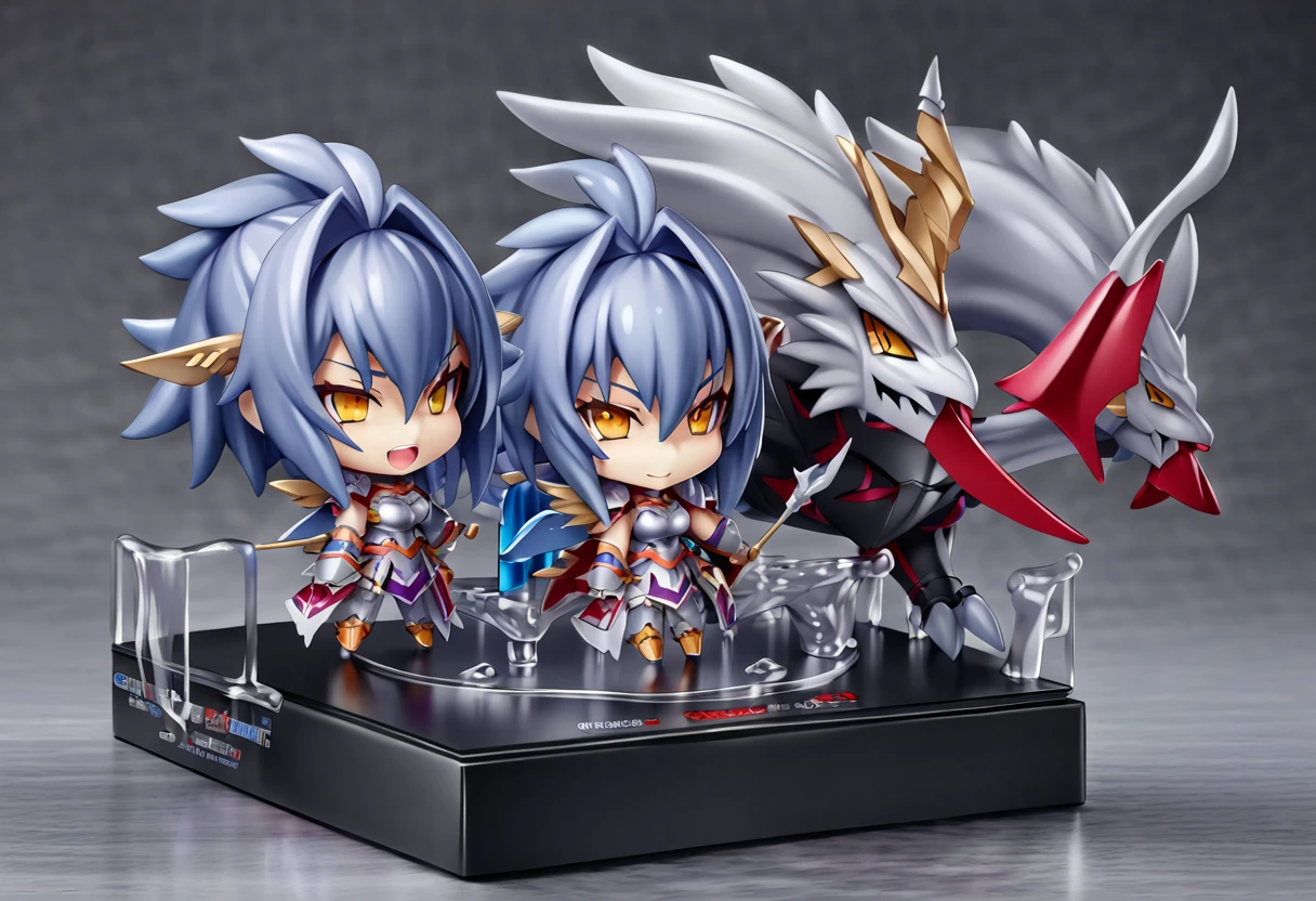 (nendoroid:2)Brave Griffon and dragons, perfect ???????, masterpiece, best quality, 16k, beautiful detailed grow, daydreaming expression.