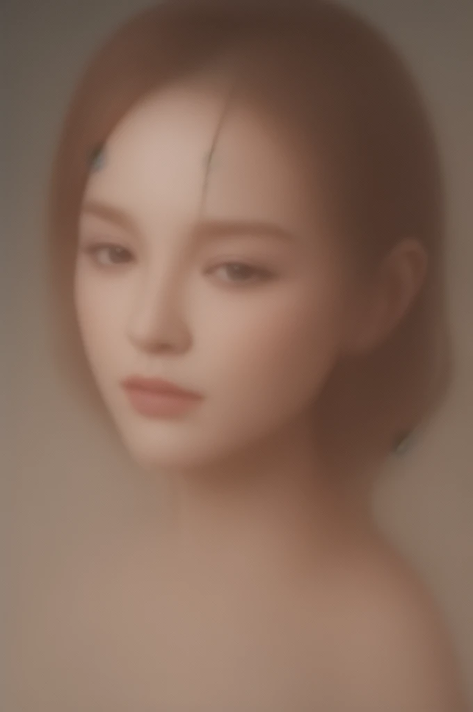 (avert your eyes:1.2), Realistic digital painting of a woman's portrait, shy, Cute Smile, blue eyes, Braid, bangs, (soft blonde hair:1.3), (Highly detailed skin:1.2), Mystical style, Global Illumination, sweater,Tiny Bikini
