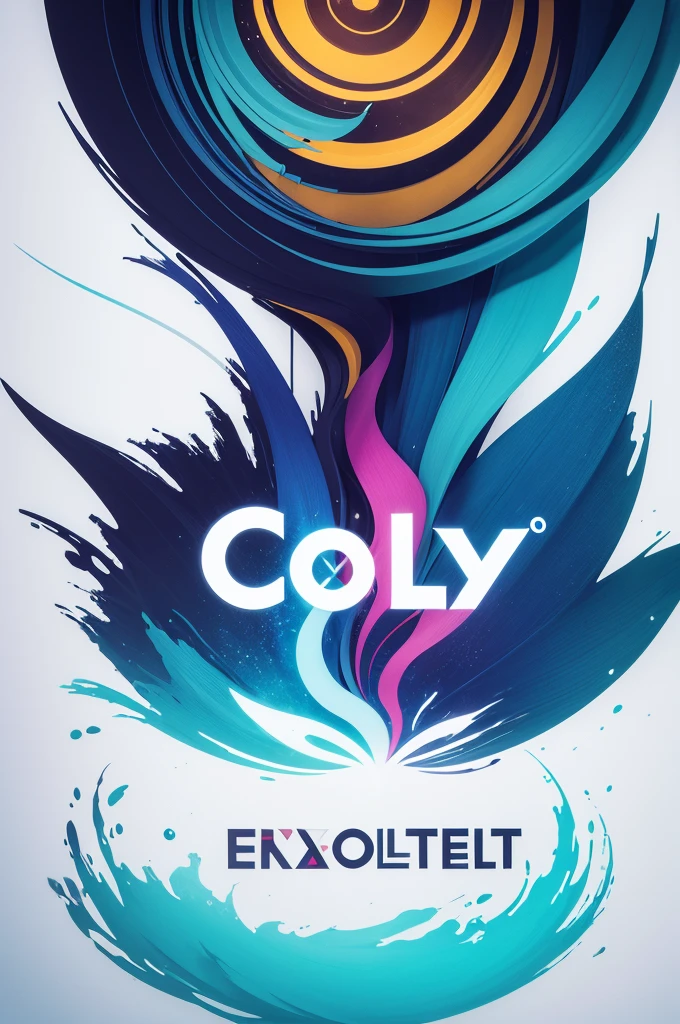 a creative logo, with the name outletfrezy, with depth, colorful, elegant