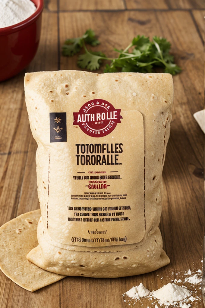 flour tortillas label 