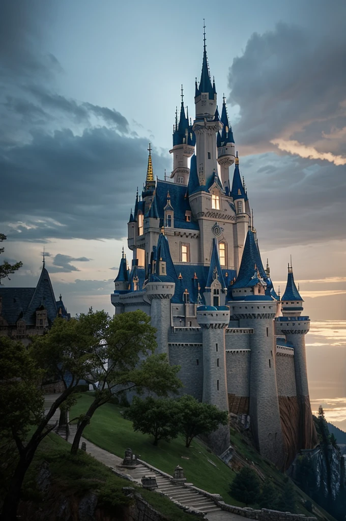 A castle protected by a ghost grandfather