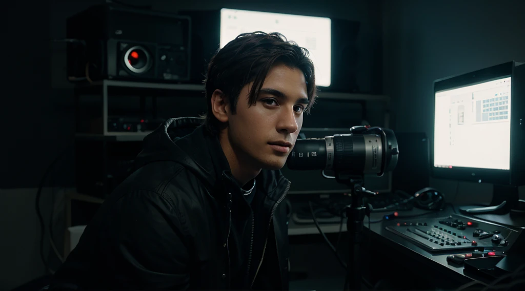 Christelik young man, in Audiovisual Production.